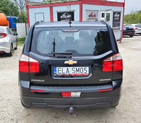 Chevrolet Orlando cena 25950 przebieg: 173000, rok produkcji 2011 z Poniatowa małe 562